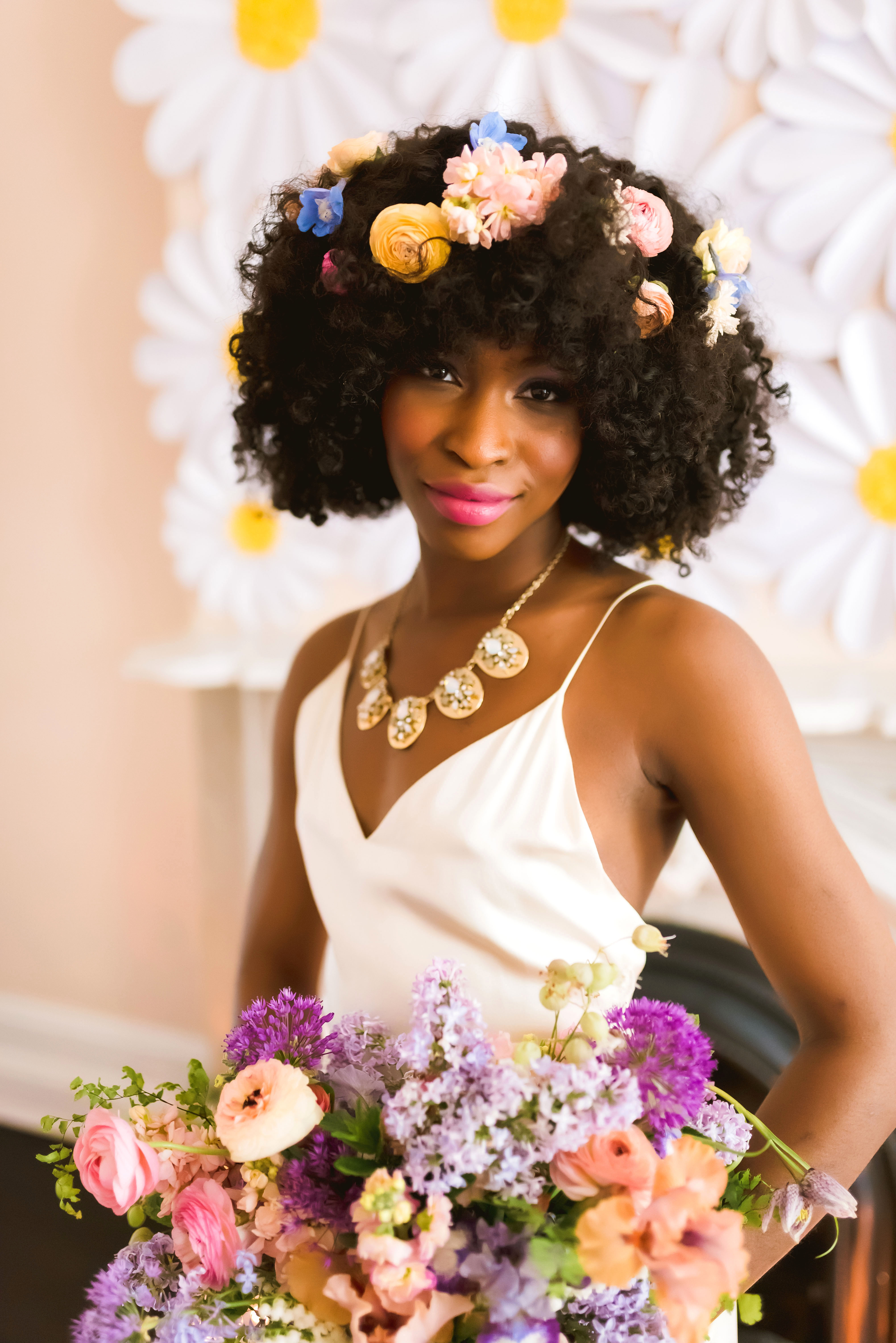 Styled Shoot Sneak 1970's Styled Flower Child wedding Erin Schmidt