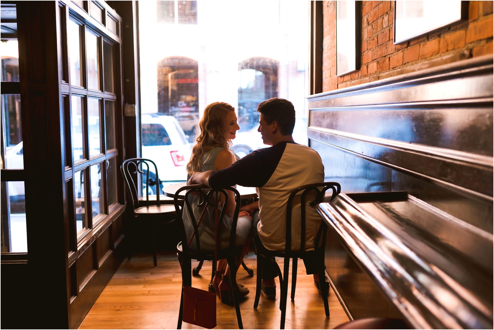 Erin Schmidt Photography | sunny Detroit engagement photo session | Metro Detroit wedding photographer