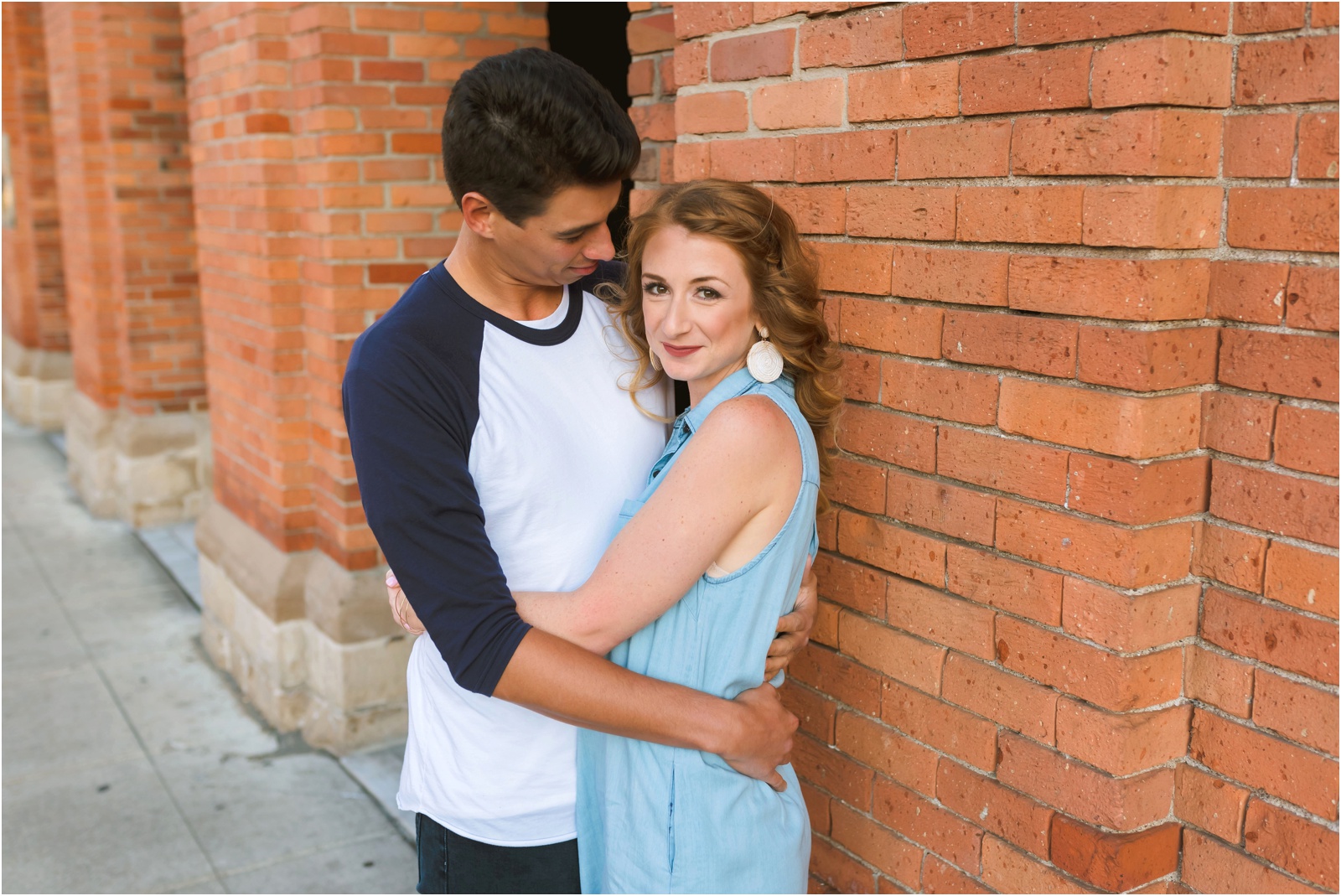 Erin Schmidt Photography | sunny Detroit engagement photo session | Metro Detroit wedding photographer