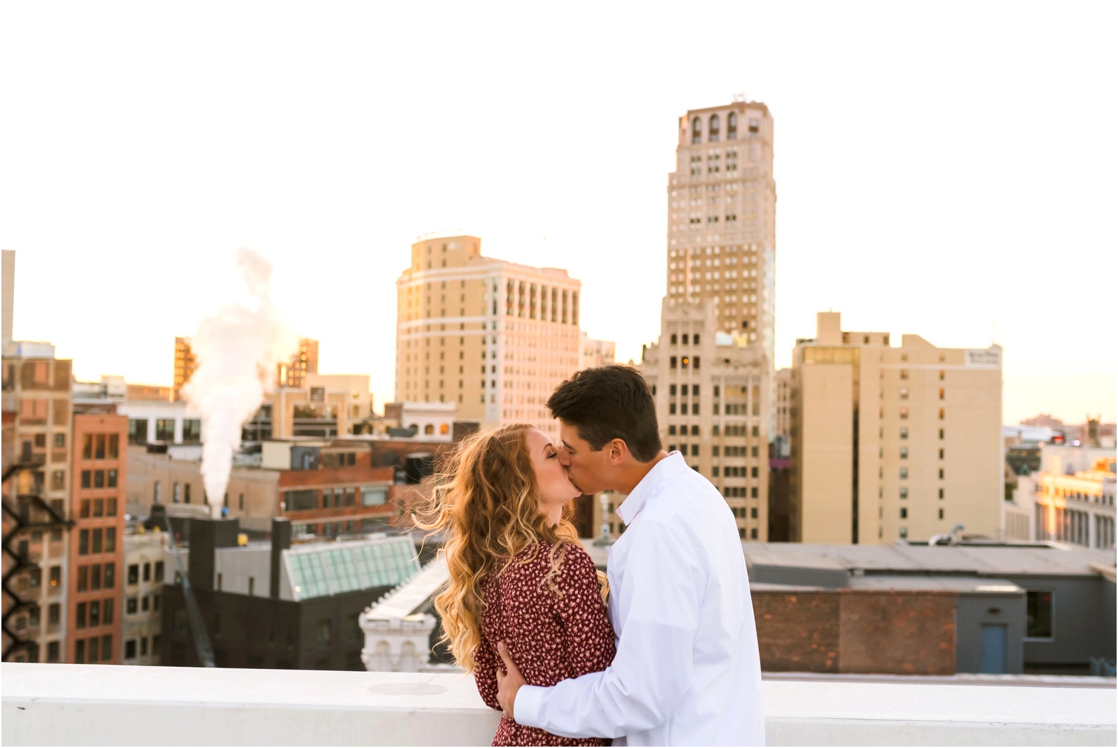 Erin Schmidt Photography | sunny Detroit engagement photo session | Metro Detroit wedding photographer
