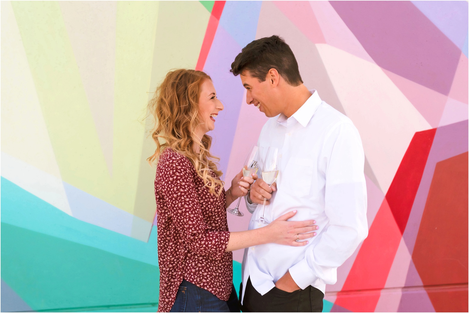 Erin Schmidt Photography | sunny Detroit engagement photo session | Metro Detroit wedding photographer