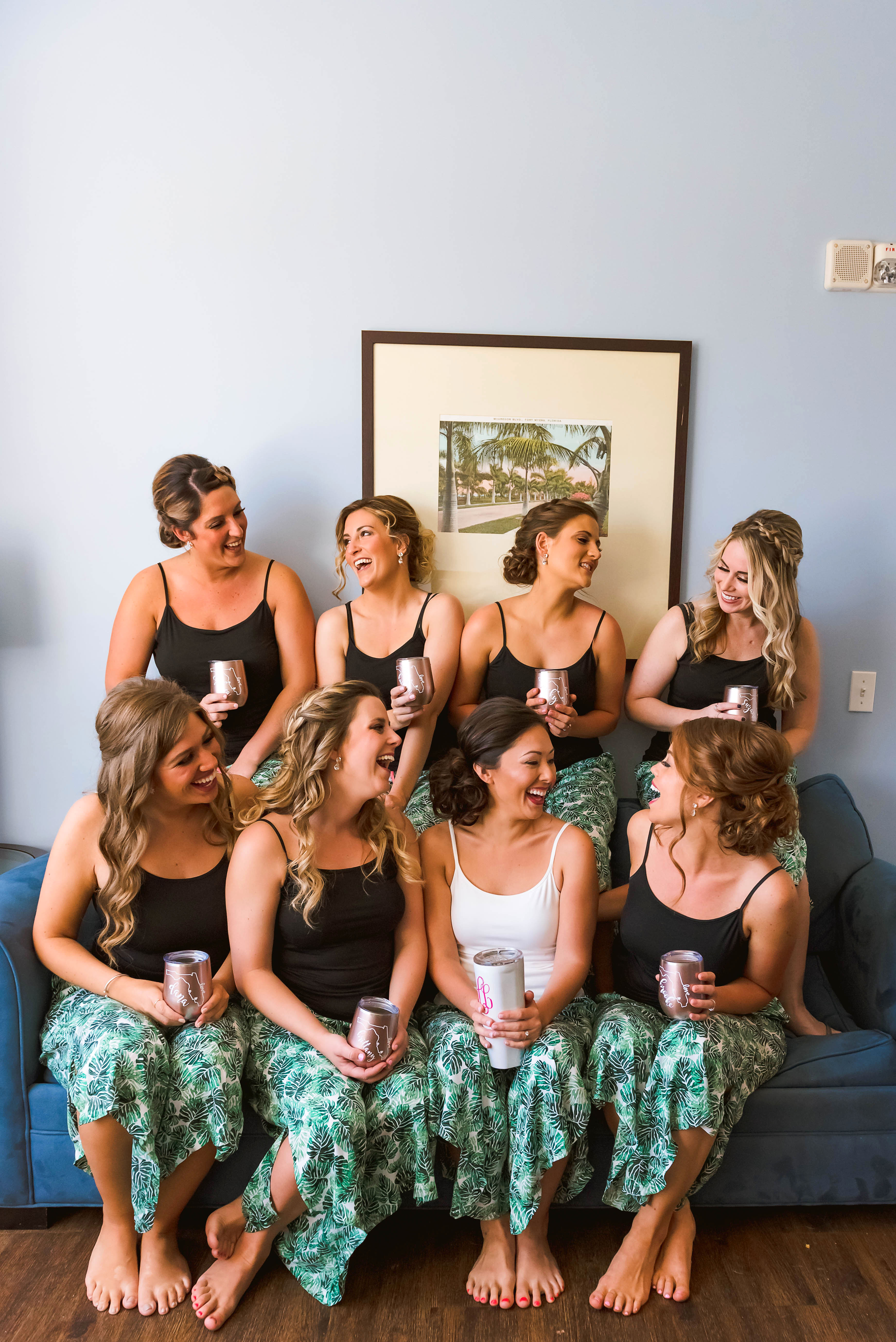 bridesmaids in fort myers florida | Fort Myers Florida wedding