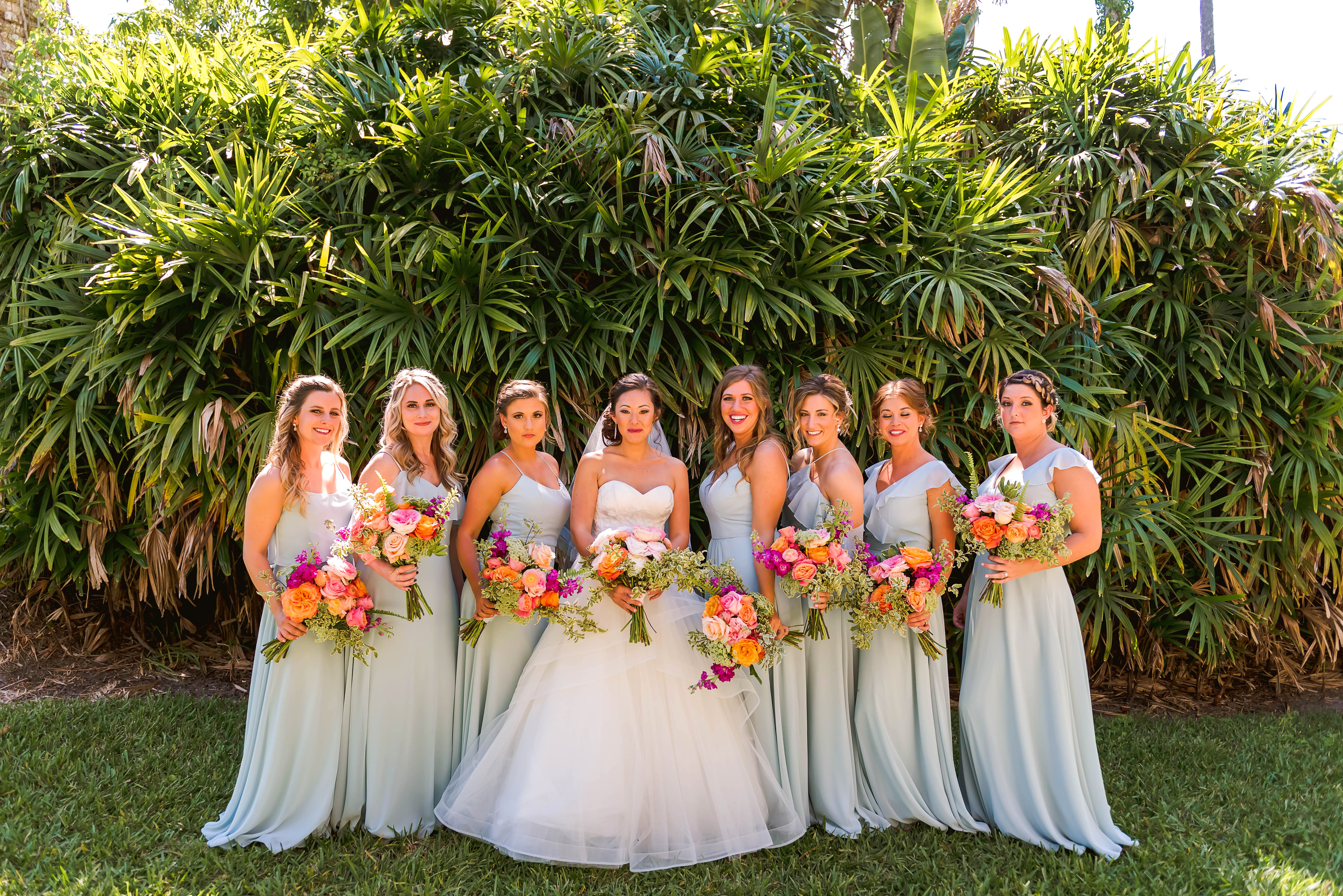 bridesmaids at burroughs home | erin schmidt photo | burroughs home wedding fort myers florida wedding photos