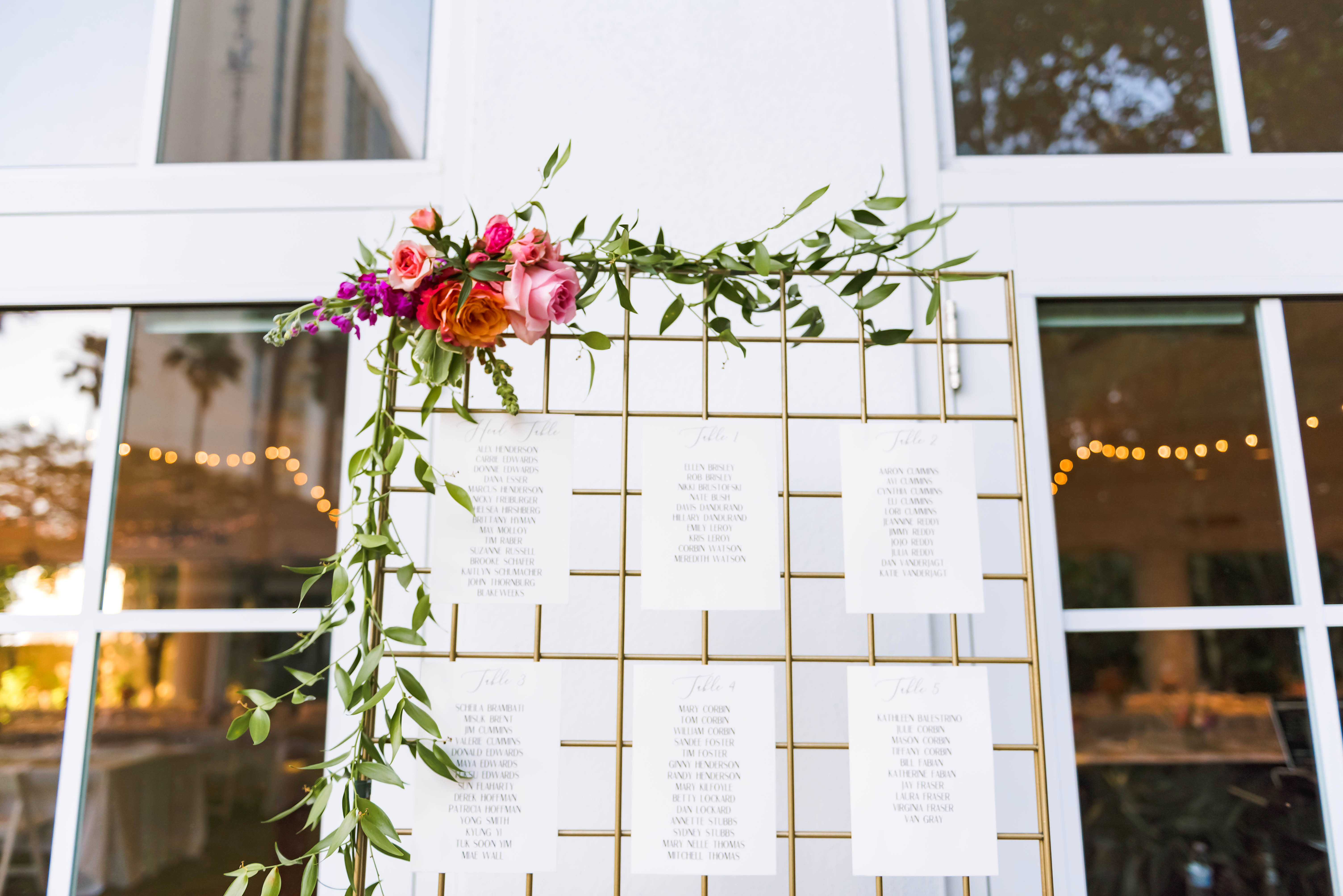 name place cards | erin schmidt photo | burroughs home wedding fort myers florida wedding photos