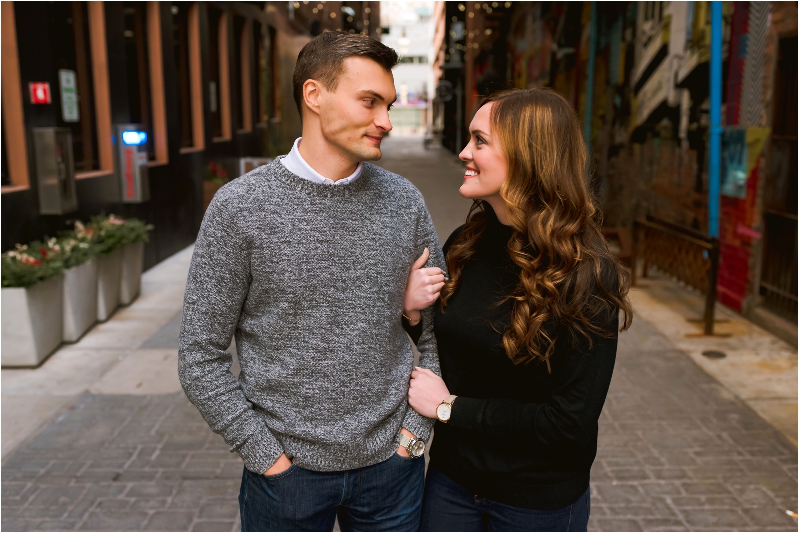 Erin Schmidt Photography | Metro Detroit wedding photographer | Detroit winter engagement session