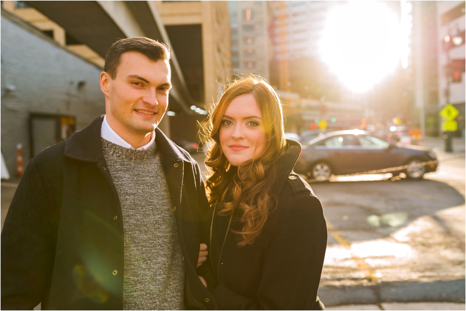 Erin Schmidt Photography | Metro Detroit wedding photographer | Detroit winter engagement session