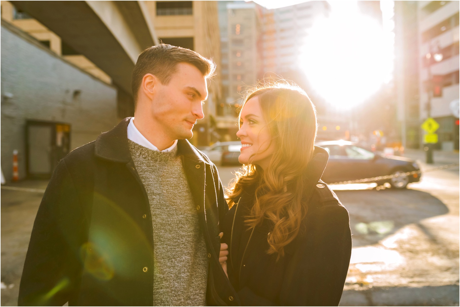Erin Schmidt Photography | Metro Detroit wedding photographer | Detroit winter engagement session