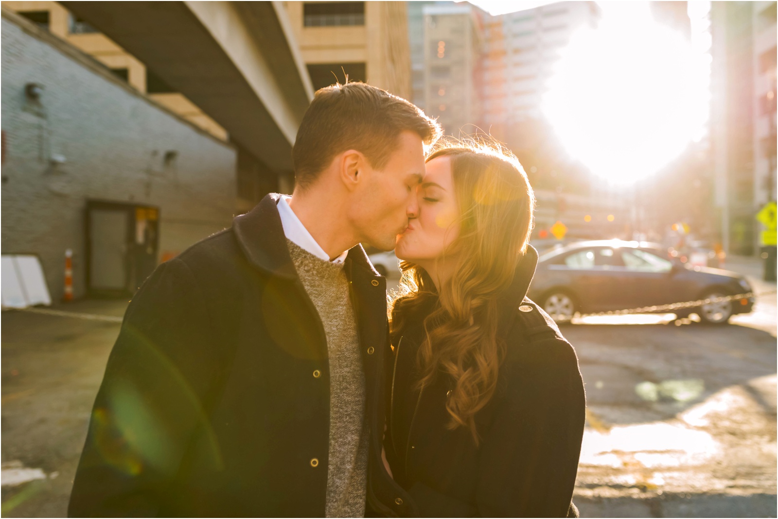 Erin Schmidt Photography | Metro Detroit wedding photographer | Detroit winter engagement session