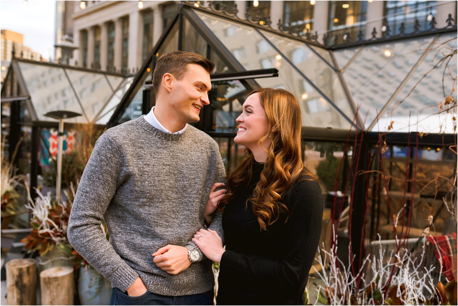 Erin Schmidt Photography | Metro Detroit wedding photographer | Detroit winter engagement session