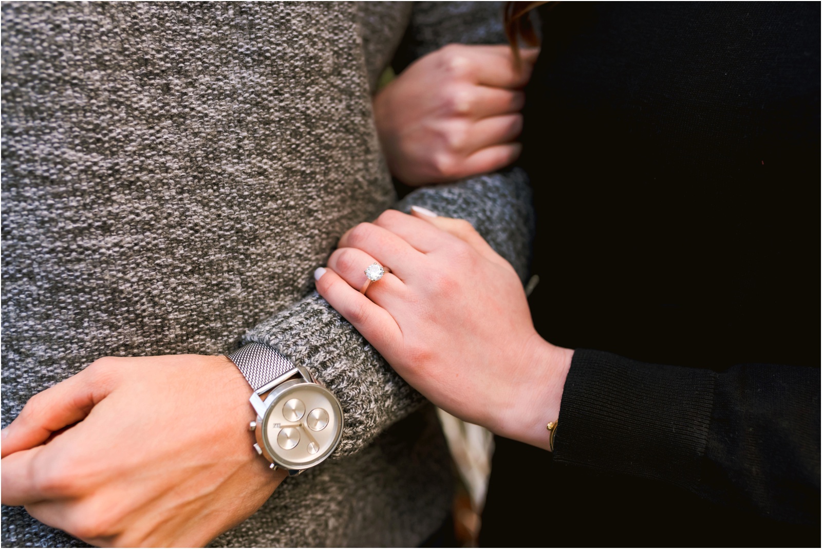 Erin Schmidt Photography | Metro Detroit wedding photographer | Detroit winter engagement session
