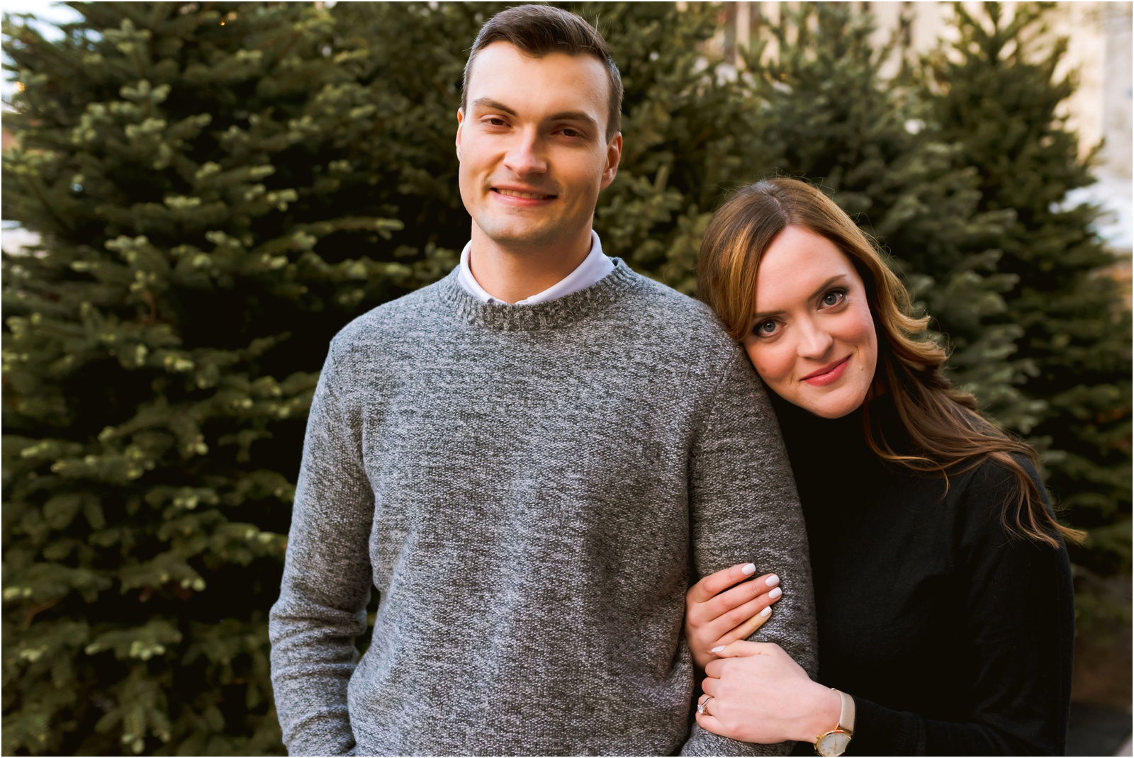 Erin Schmidt Photography | Metro Detroit wedding photographer | Detroit winter engagement session