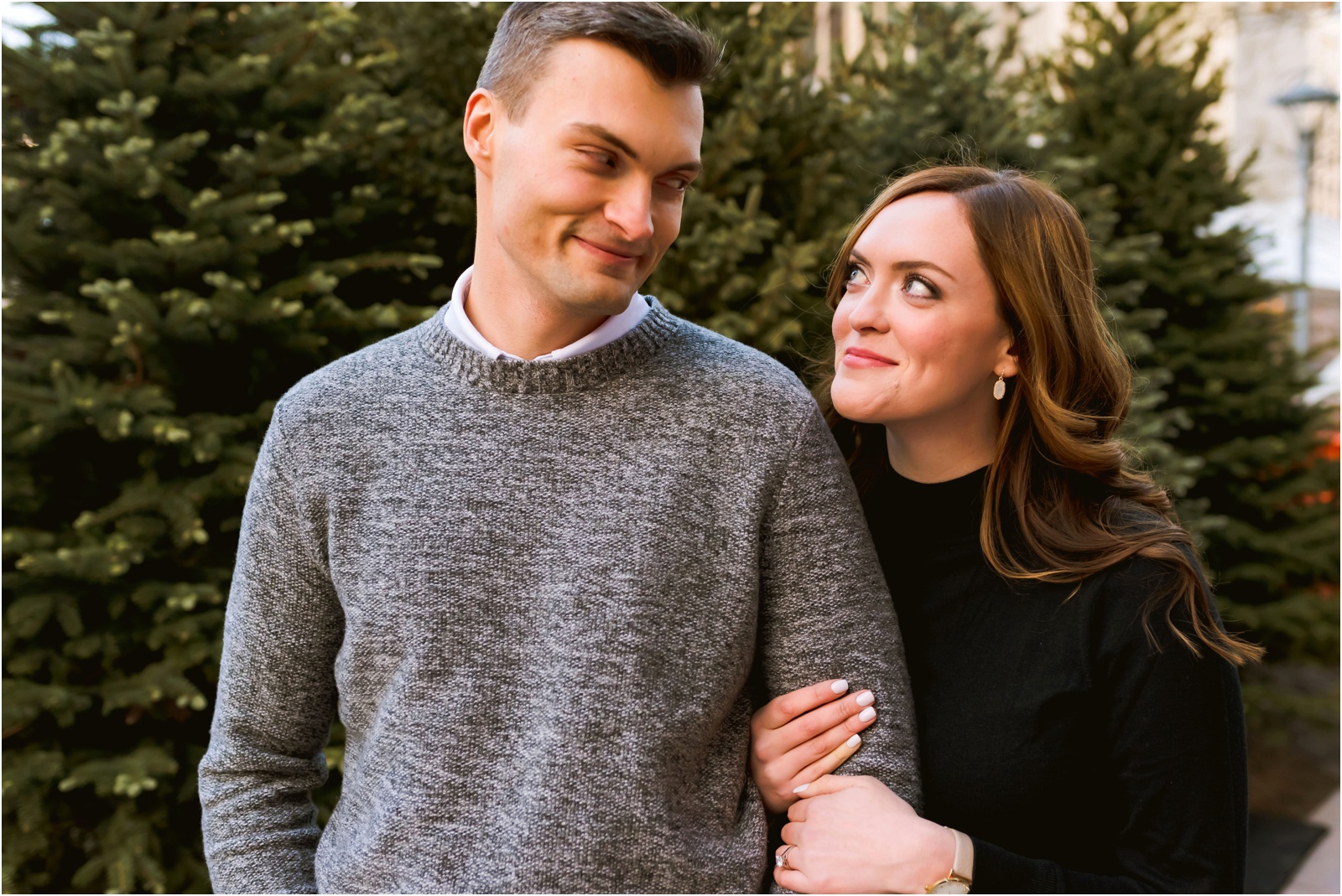 Erin Schmidt Photography | Metro Detroit wedding photographer | Detroit winter engagement session