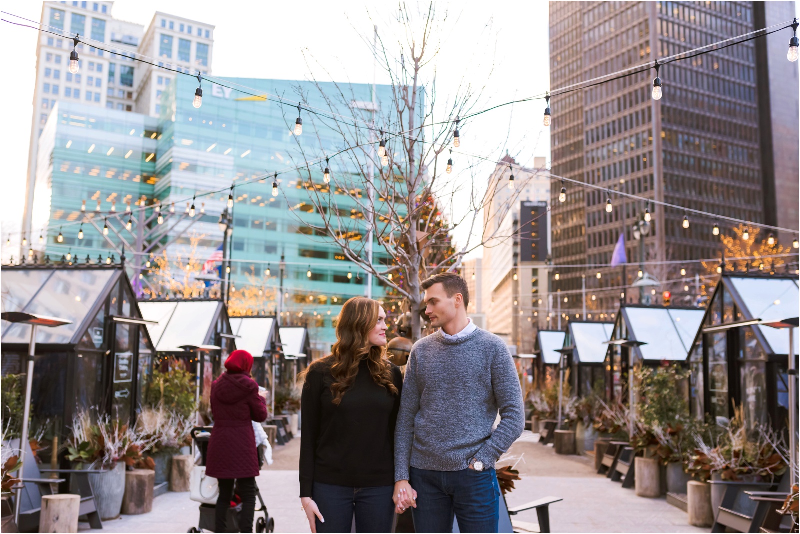 Erin Schmidt Photography | Metro Detroit wedding photographer | Detroit winter engagement session