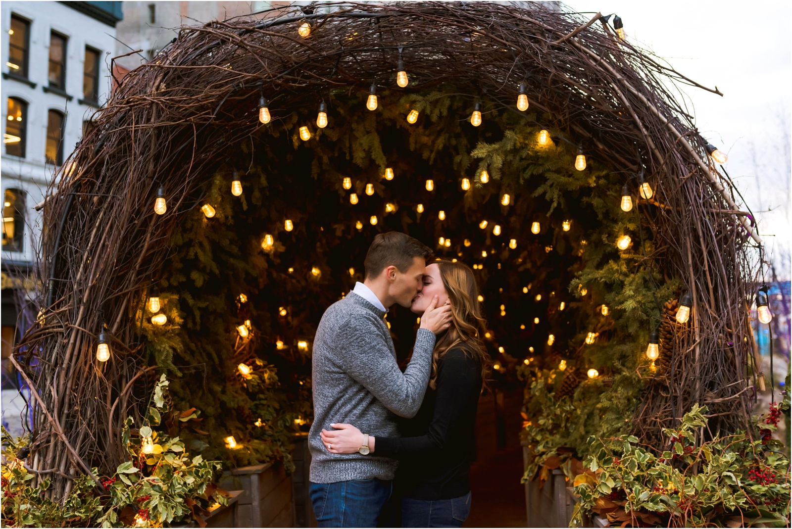 Erin Schmidt Photography | Metro Detroit wedding photographer | Detroit winter engagement session