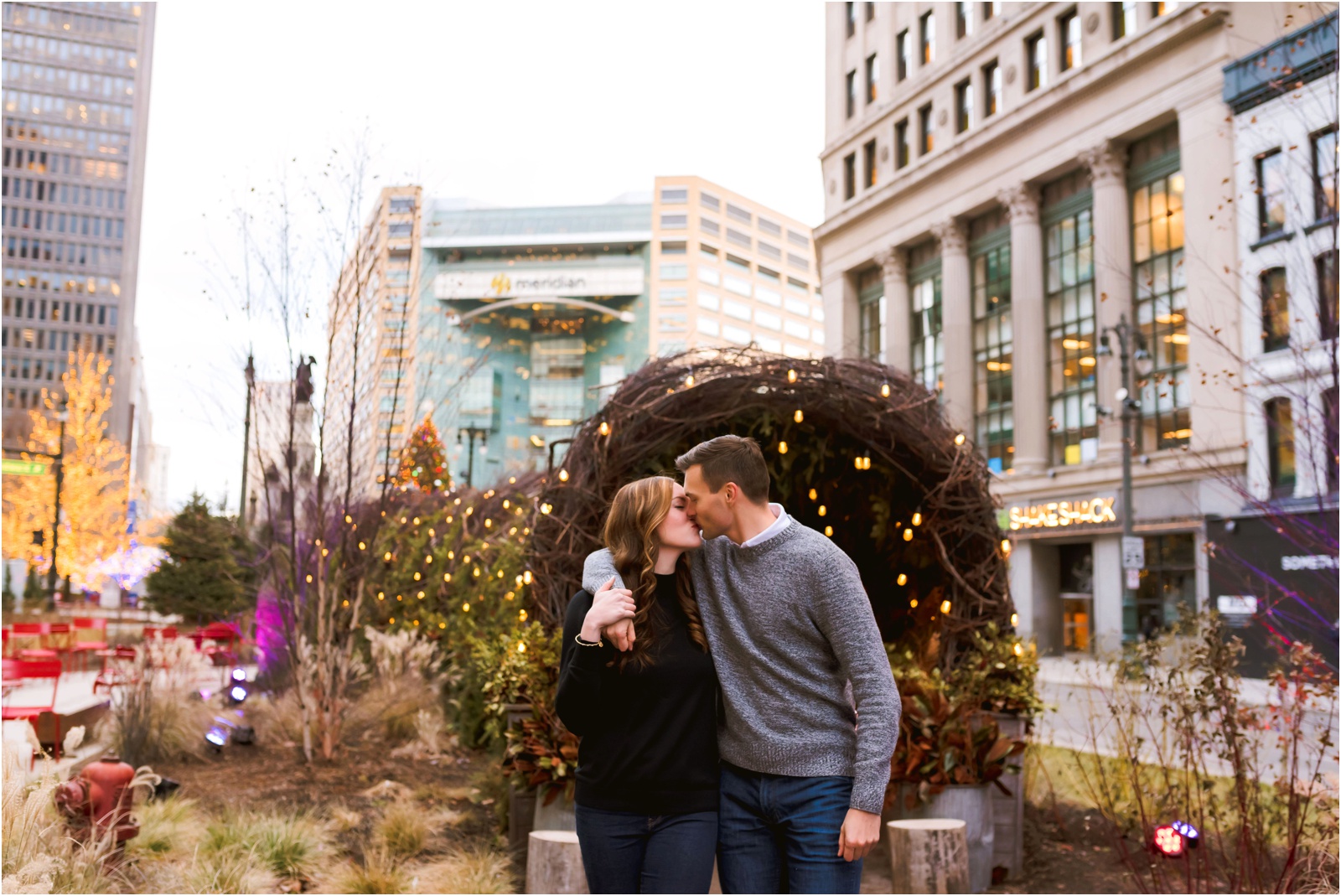 Erin Schmidt Photography | Metro Detroit wedding photographer | Detroit winter engagement session