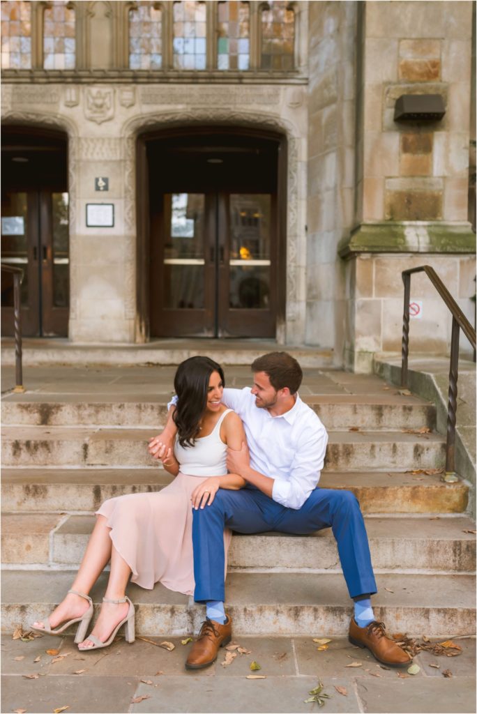 Erin Schmidt Photography | fall Ann Arbor engagement session | Metro Detroit wedding photographer