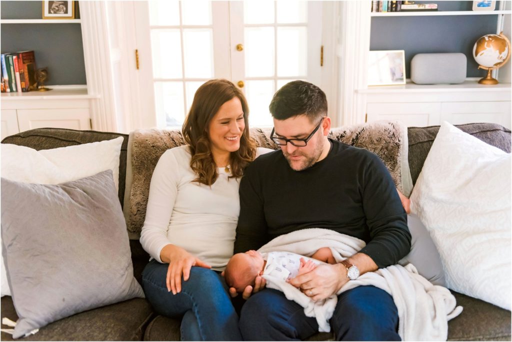 Erin Schmidt Photography | springtime newborn session | Detroit newborn photographer