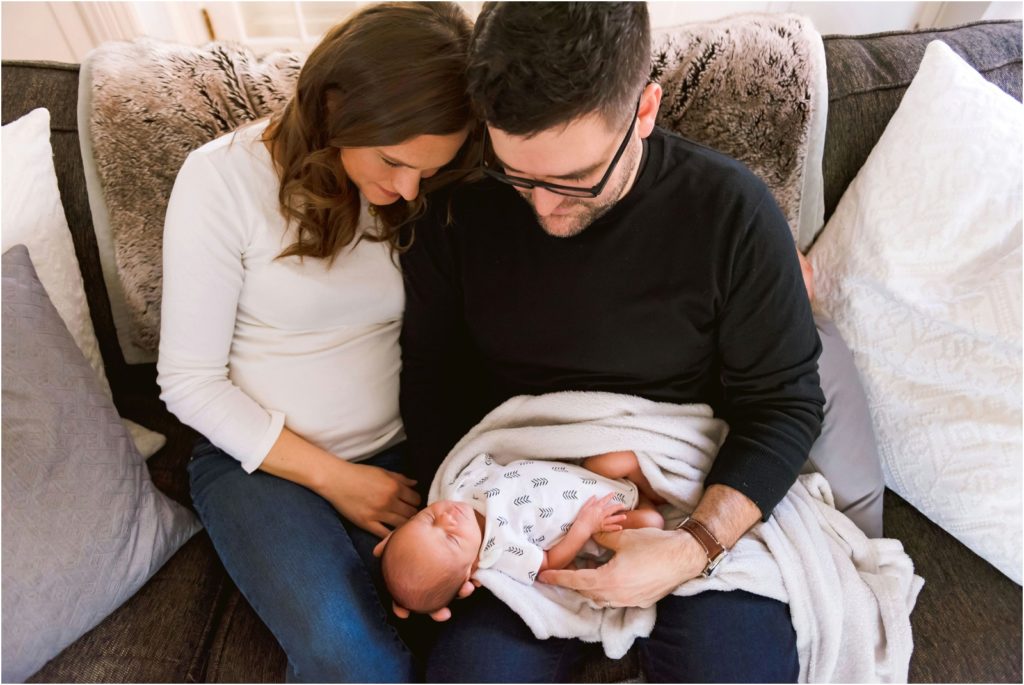 Erin Schmidt Photography | springtime newborn session | Detroit newborn photographer