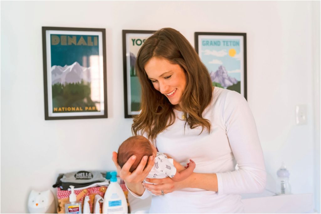 Erin Schmidt Photography | springtime newborn session | Detroit newborn photographer