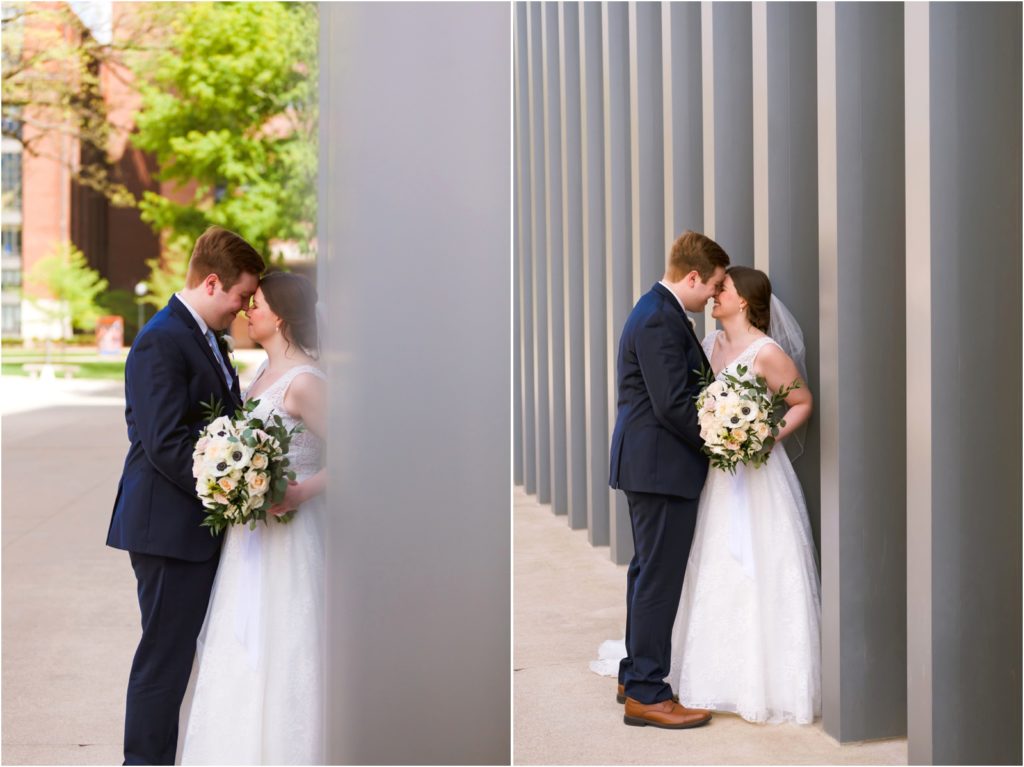 Erin Schmidt Photography | Ann Arbor spring greenery wedding | Metro Detroit wedding photographer