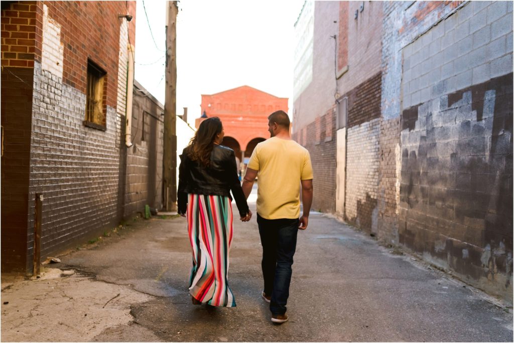 Erin Schmidt Photography engagement photos | spring Eastern Market love story | Metro Detroit wedding photographer