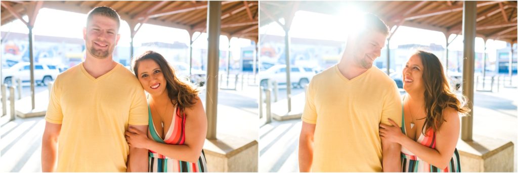 Erin Schmidt Photography engagement photos | spring Eastern Market love story | Metro Detroit wedding photographer
