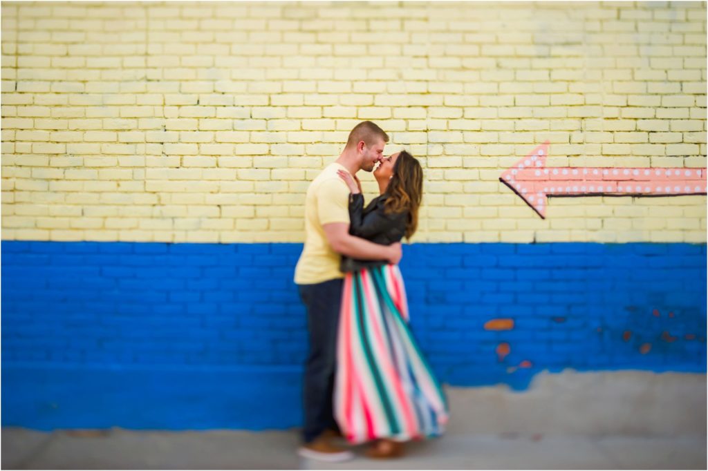 Erin Schmidt Photography engagement photos | spring Eastern Market love story | Metro Detroit wedding photographer