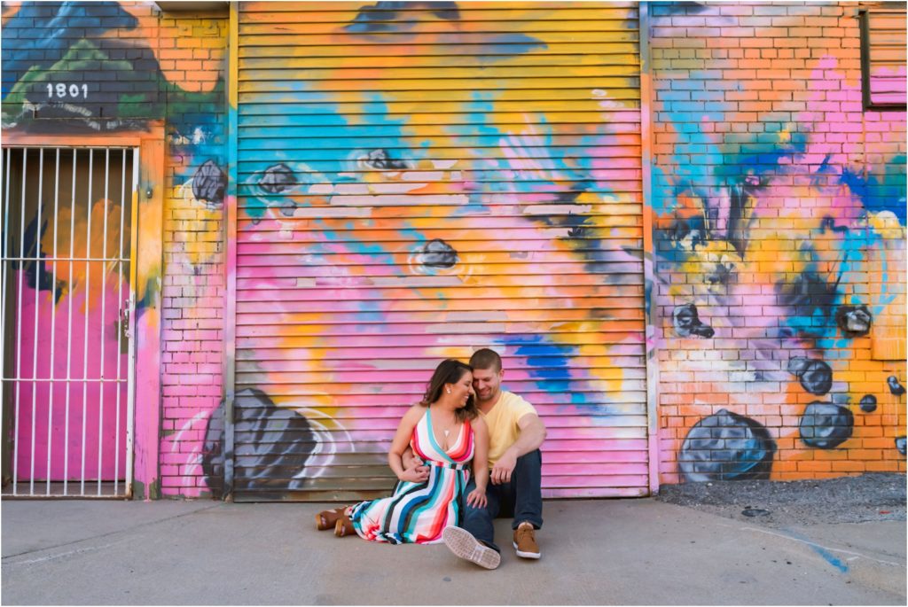 Erin Schmidt Photography engagement photos | spring Eastern Market love story | Metro Detroit wedding photographer