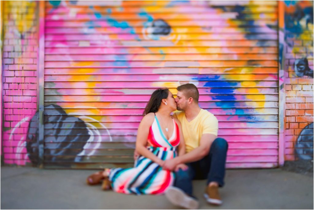 Erin Schmidt Photography engagement photos | spring Eastern Market love story | Metro Detroit wedding photographer