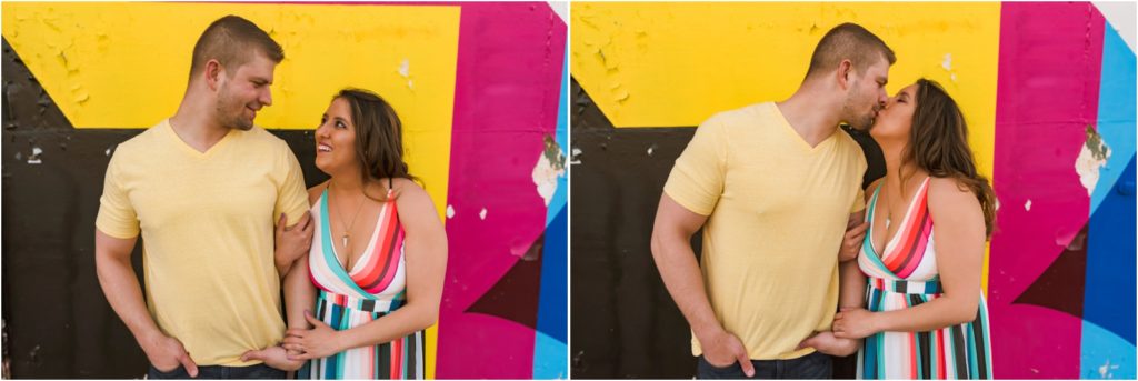 Erin Schmidt Photography engagement photos | spring Eastern Market love story | Metro Detroit wedding photographer
