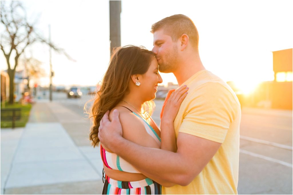 Erin Schmidt Photography engagement photos | spring Eastern Market love story | Metro Detroit wedding photographer