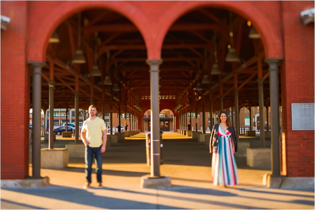 Erin Schmidt Photography engagement photos | spring Eastern Market love story | Metro Detroit wedding photographer