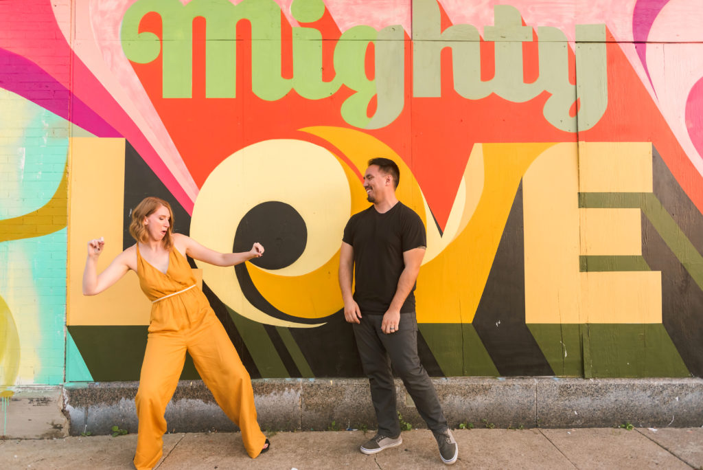 Erin Schmidt Photography | Metro Detroit wedding photographer | fall Eastern Market engagement