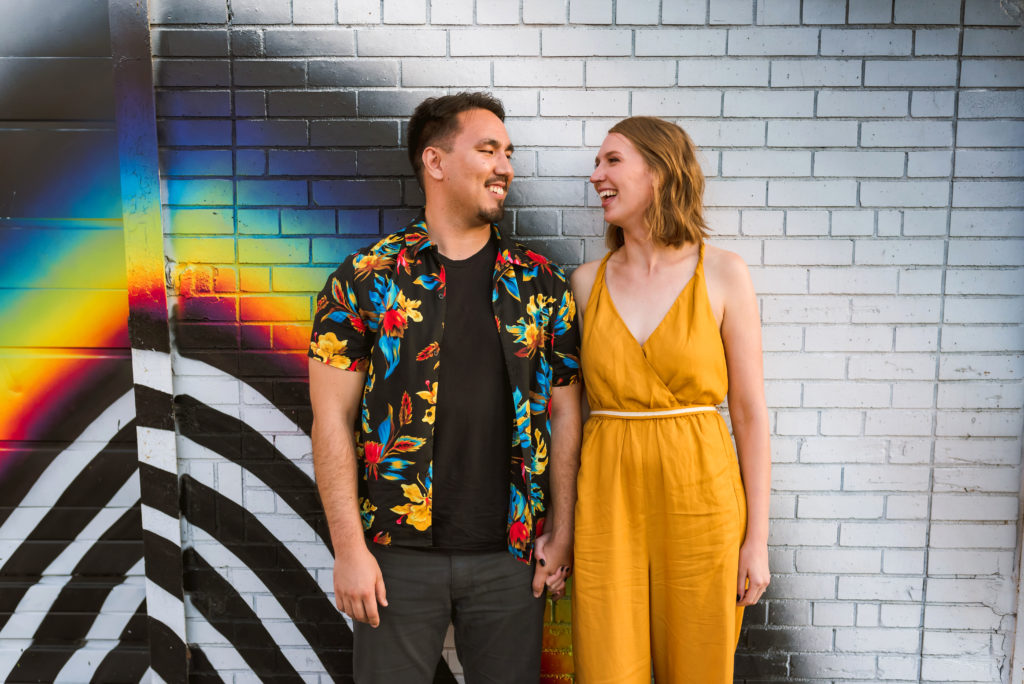 Erin Schmidt Photography | Metro Detroit wedding photographer | fall Eastern Market engagement