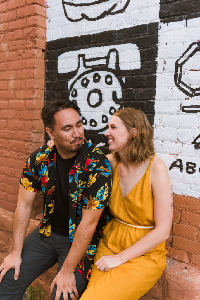 Erin Schmidt Photography | Metro Detroit wedding photographer | fall Eastern Market engagement