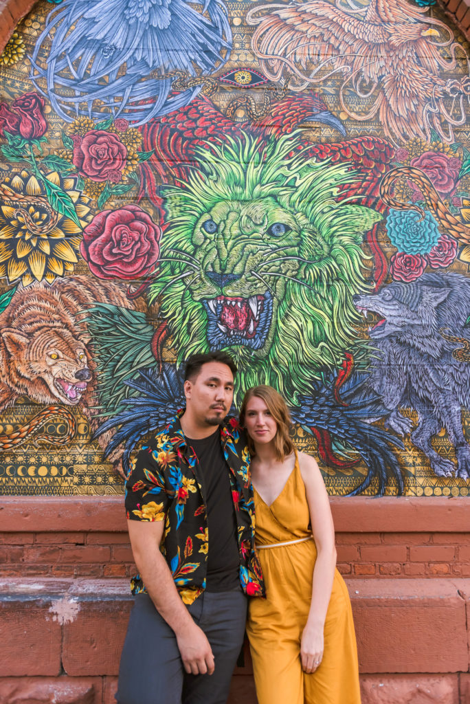 Erin Schmidt Photography | Metro Detroit wedding photographer | fall Eastern Market engagement
