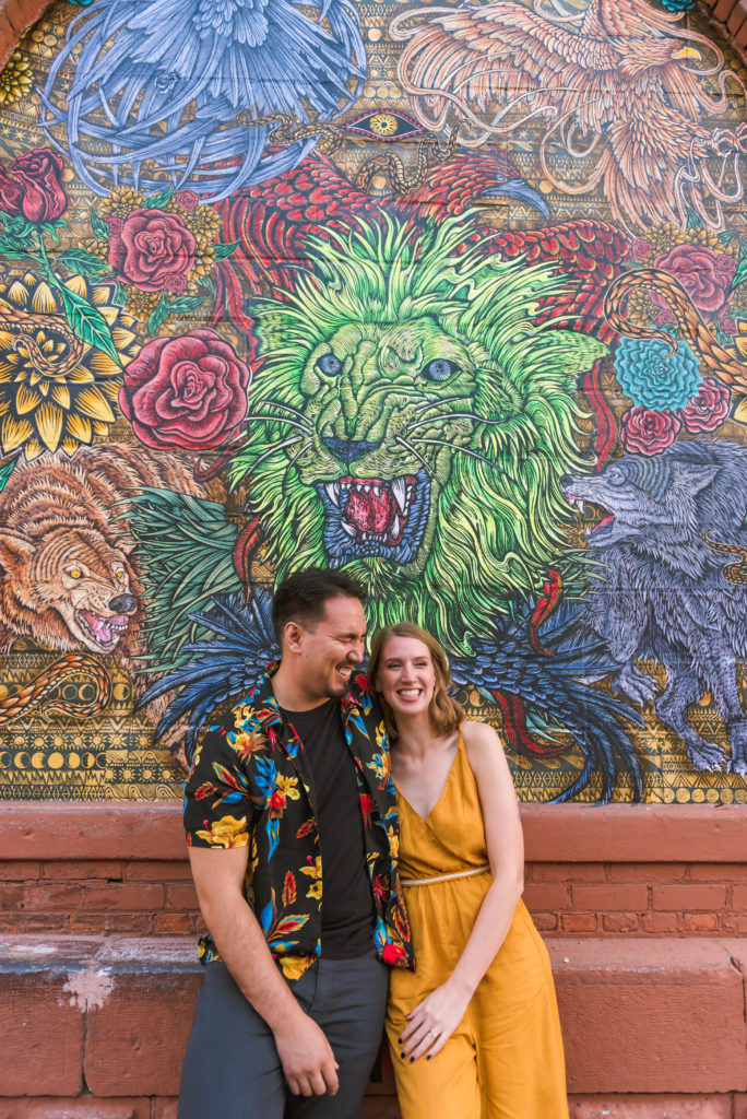 Erin Schmidt Photography | Metro Detroit wedding photographer | fall Eastern Market engagement
