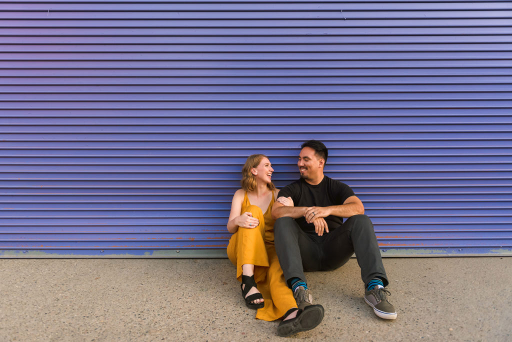 Erin Schmidt Photography | Metro Detroit wedding photographer | fall Eastern Market engagement