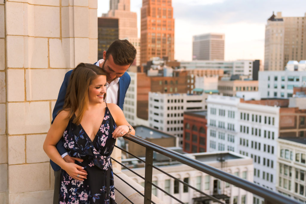 Erin Schmidt Photography | Metro Detroit wedding photographer | Monarch Club Detroit engagement photos