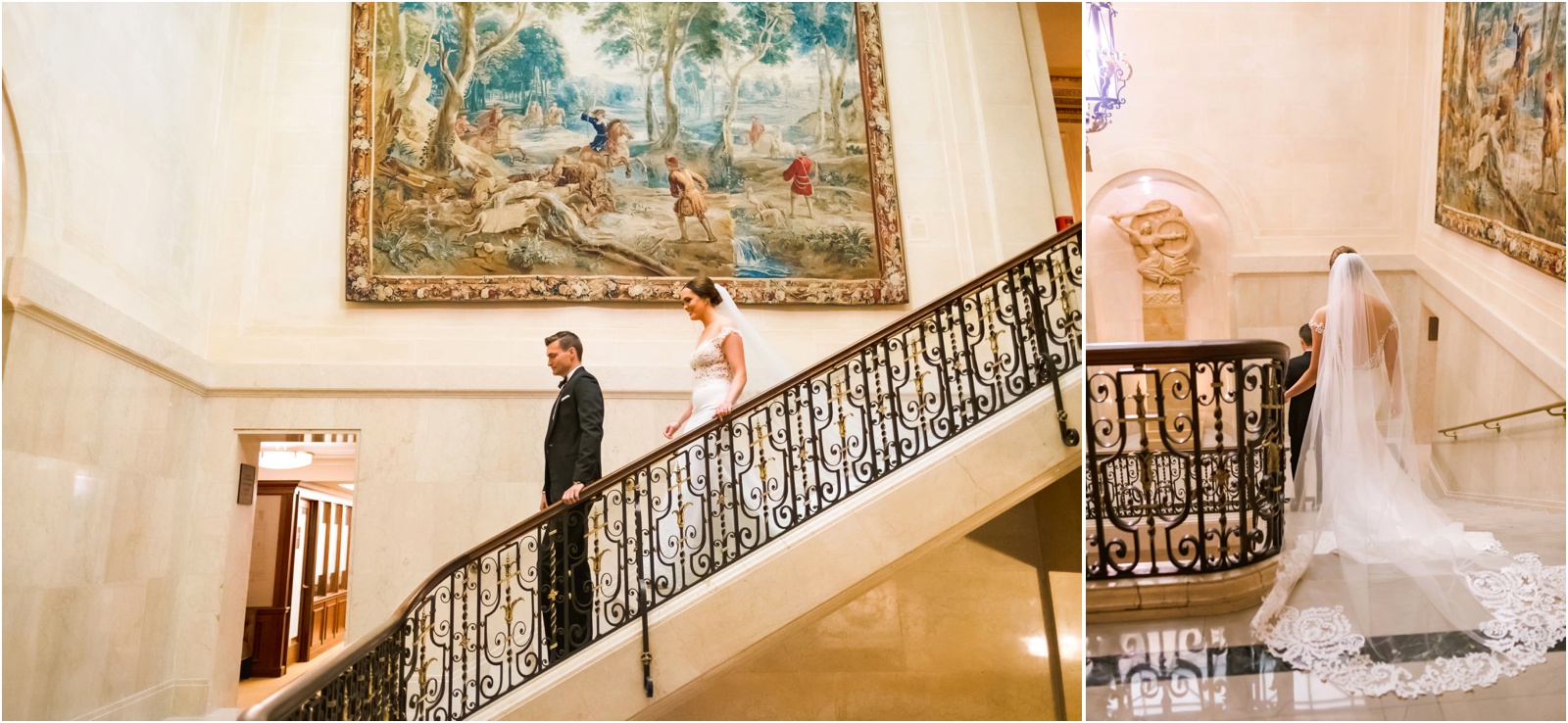 Erin Schmidt Photography | glamorous Detroit Athletic Club wedding photos | Metro Detroit wedding photographer