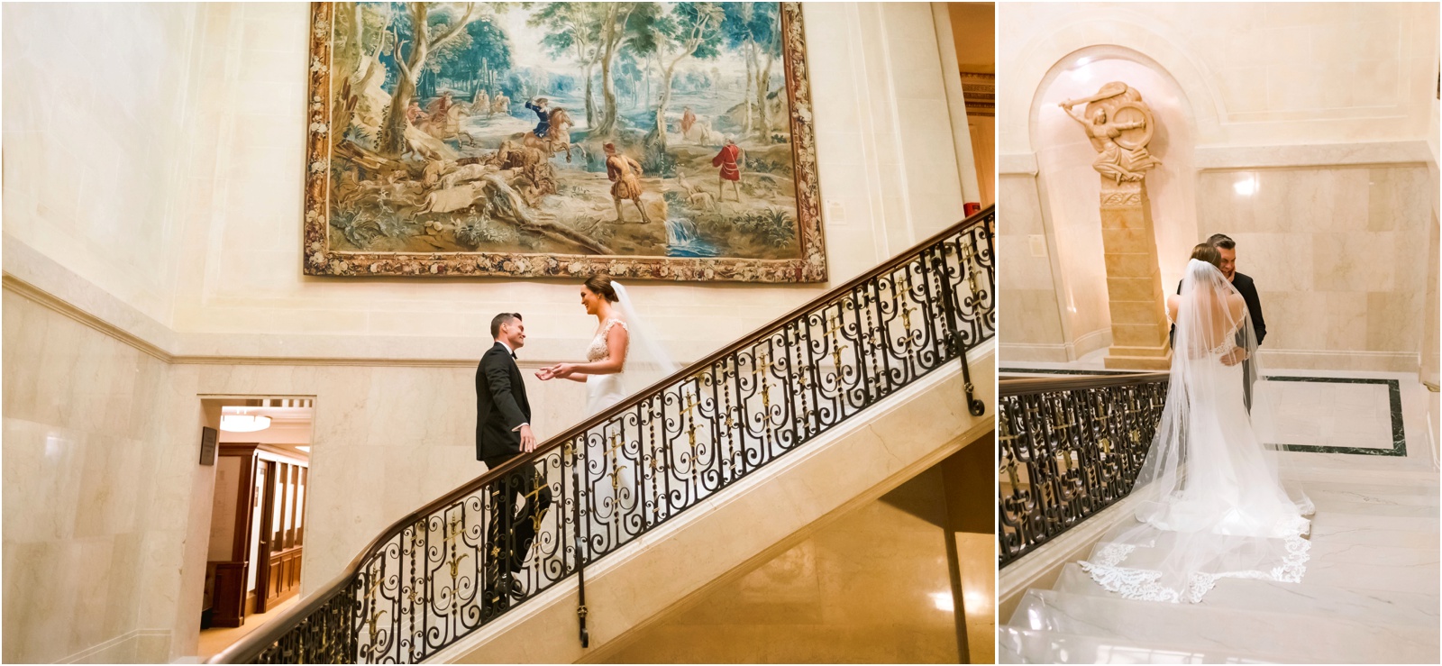 Erin Schmidt Photography | glamorous Detroit Athletic Club wedding photos | Metro Detroit wedding photographer
