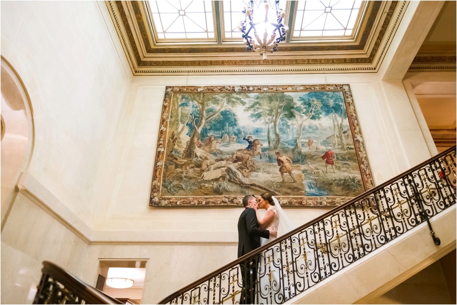Erin Schmidt Photography | glamorous Detroit Athletic Club wedding photos | Metro Detroit wedding photographer