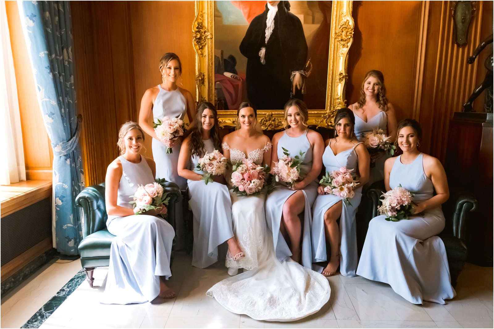 Erin Schmidt Photography | glamorous Detroit Athletic Club wedding photos | Metro Detroit wedding photographer