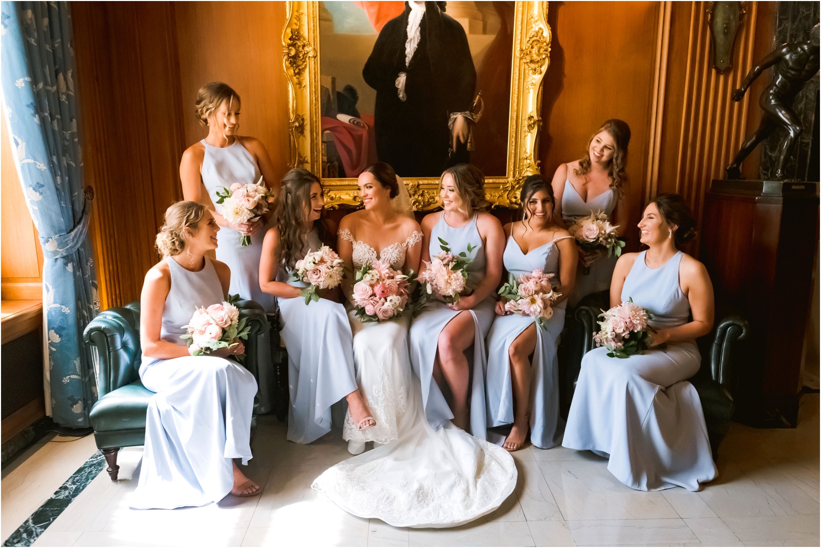 Erin Schmidt Photography | glamorous Detroit Athletic Club wedding photos | Metro Detroit wedding photographer