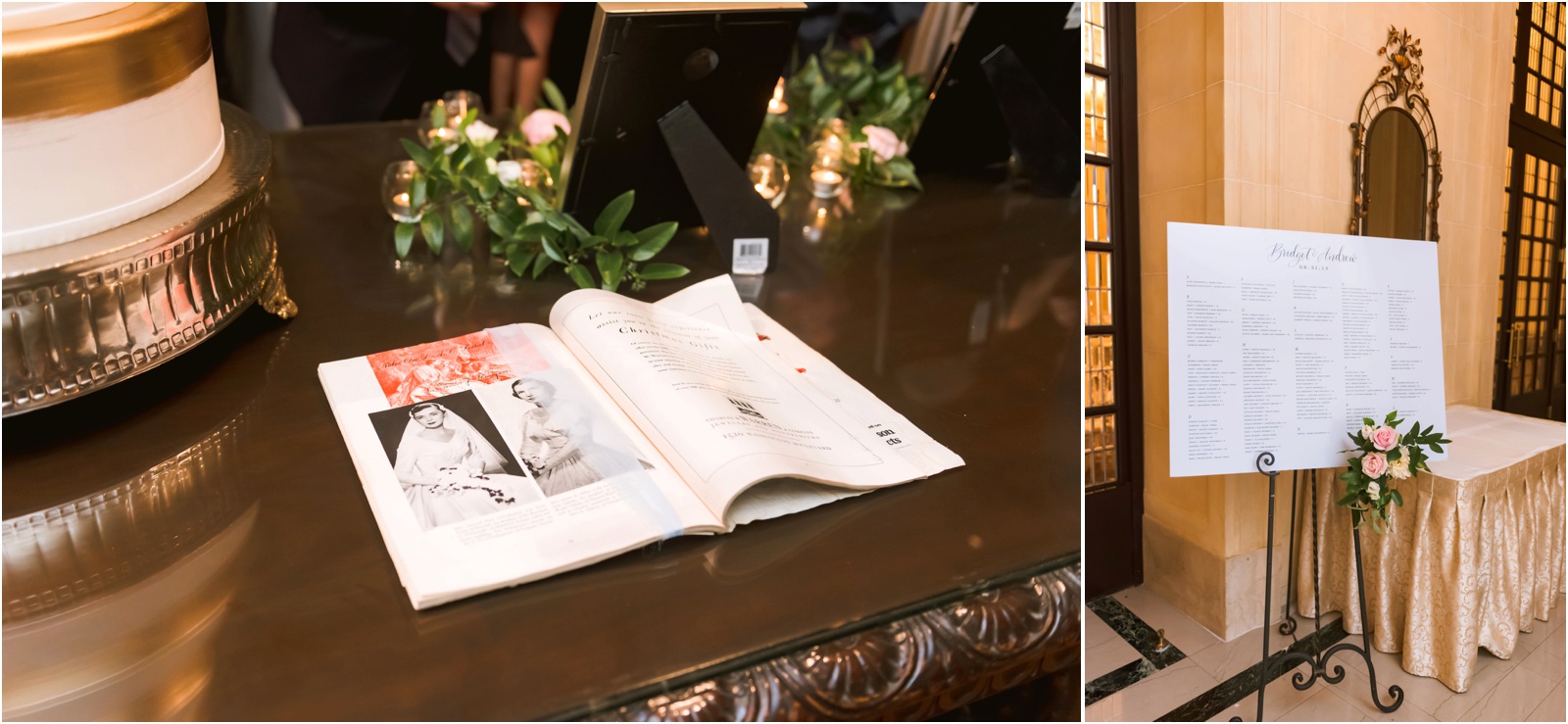 Erin Schmidt Photography | glamorous Detroit Athletic Club wedding photos | Metro Detroit wedding photographer