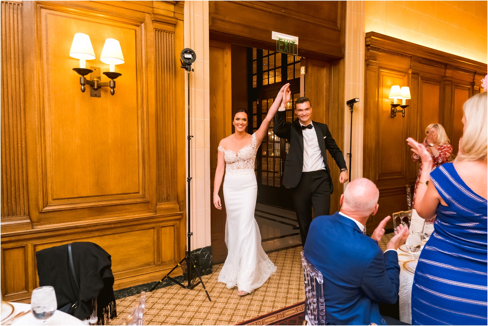 Erin Schmidt Photography | glamorous Detroit Athletic Club wedding photos | Metro Detroit wedding photographer