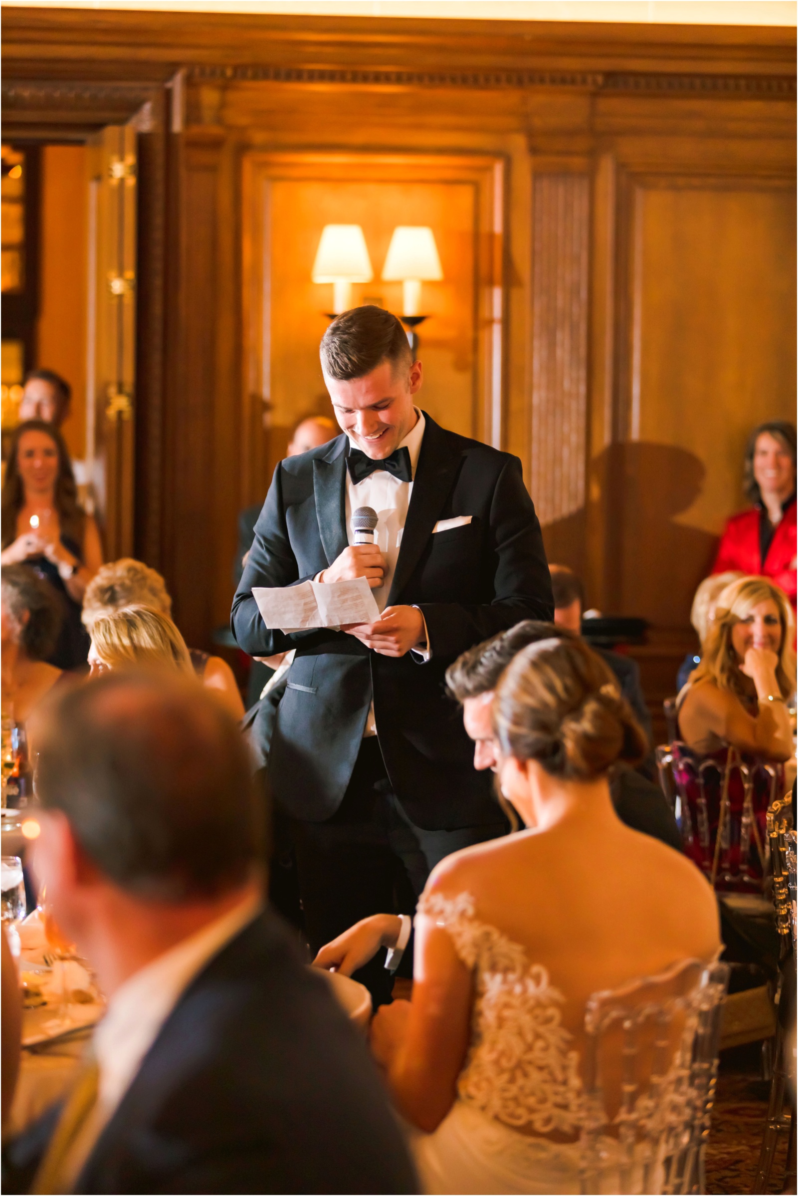 Erin Schmidt Photography | glamorous Detroit Athletic Club wedding photos | Metro Detroit wedding photographer