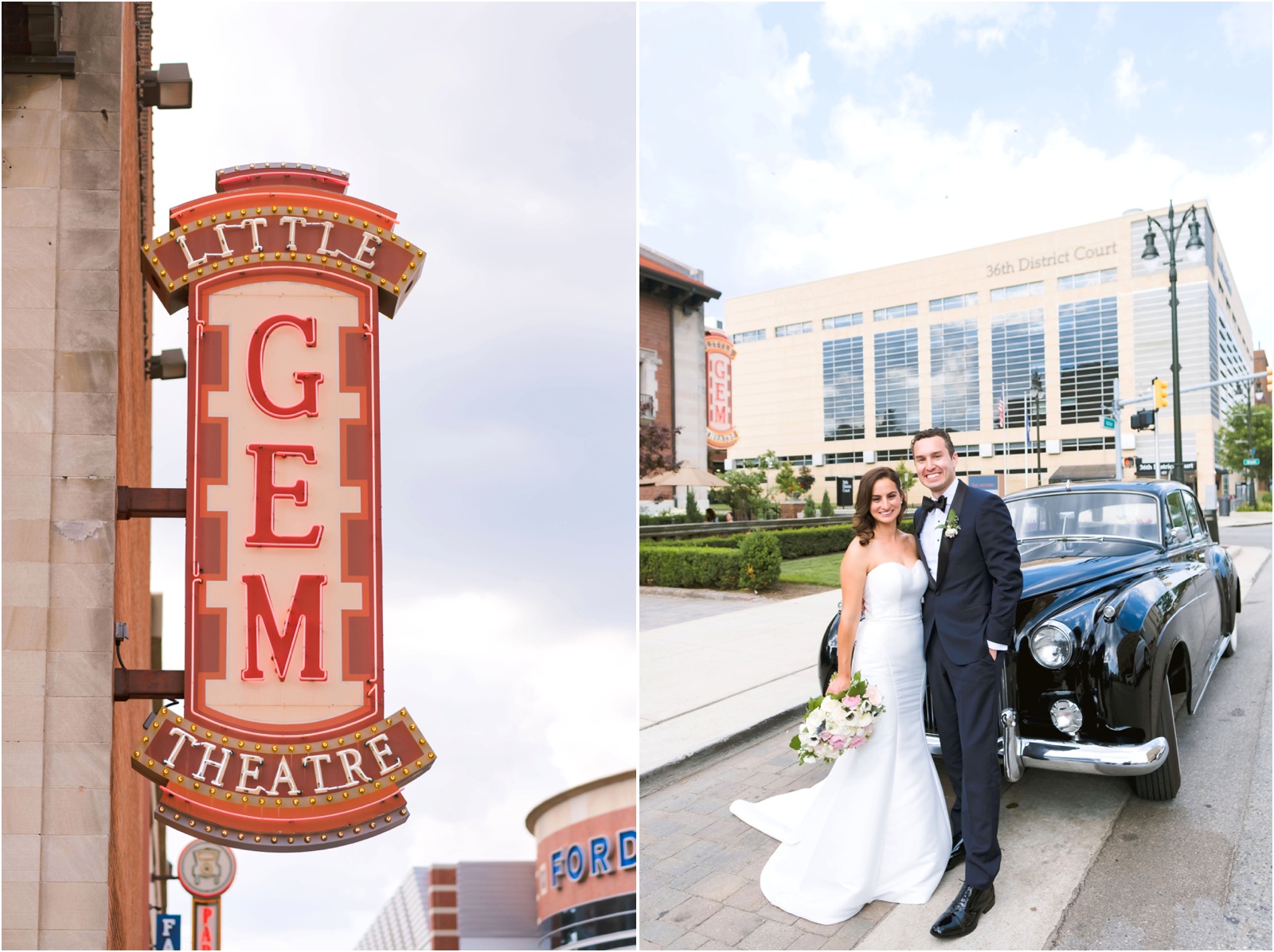 Erin Schmidt Photography | Gem Theatre wedding | Metro Detroit wedding photographer