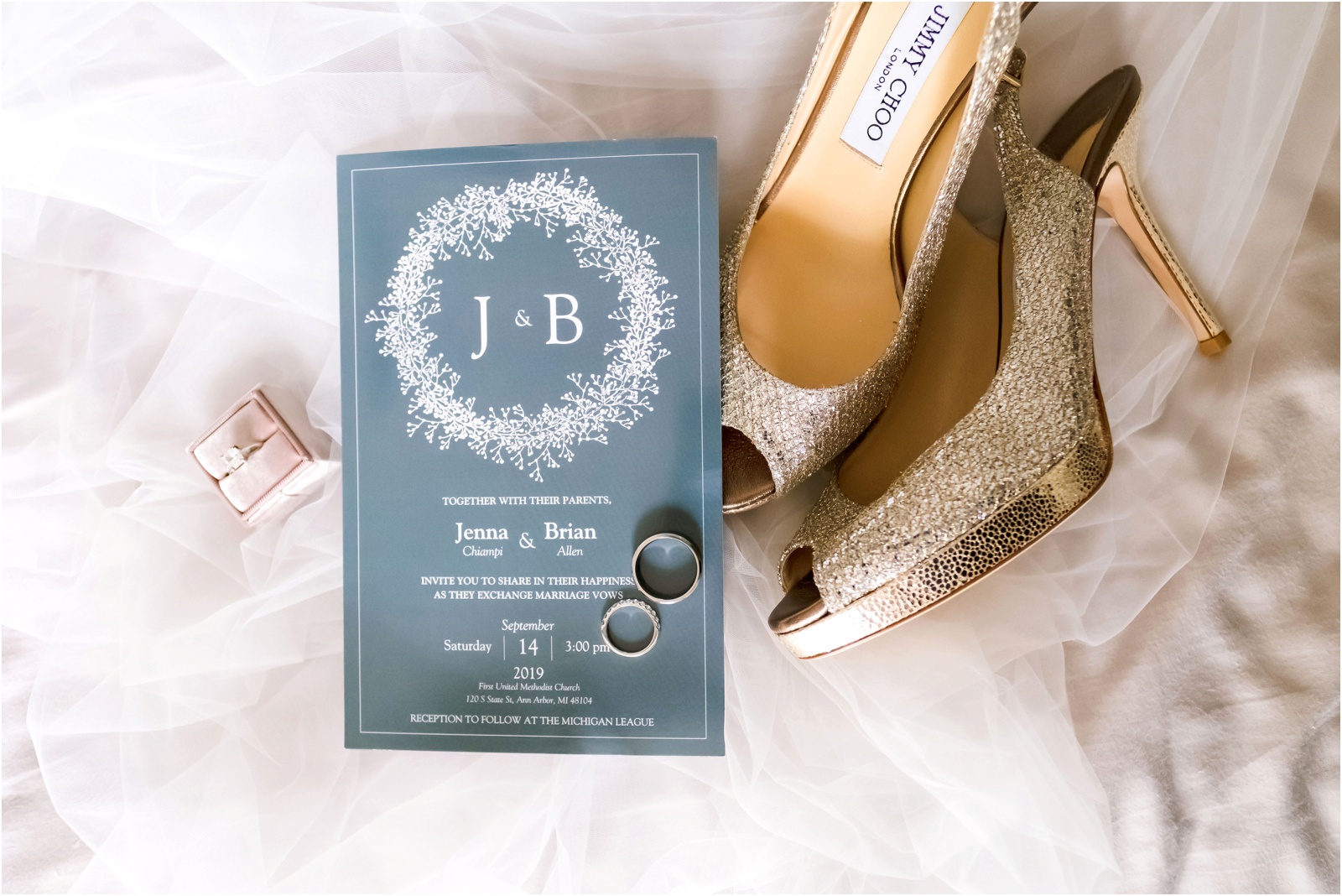 Erin Schmidt Photography | summer Michigan League wedding | Metro Detroit wedding photographer