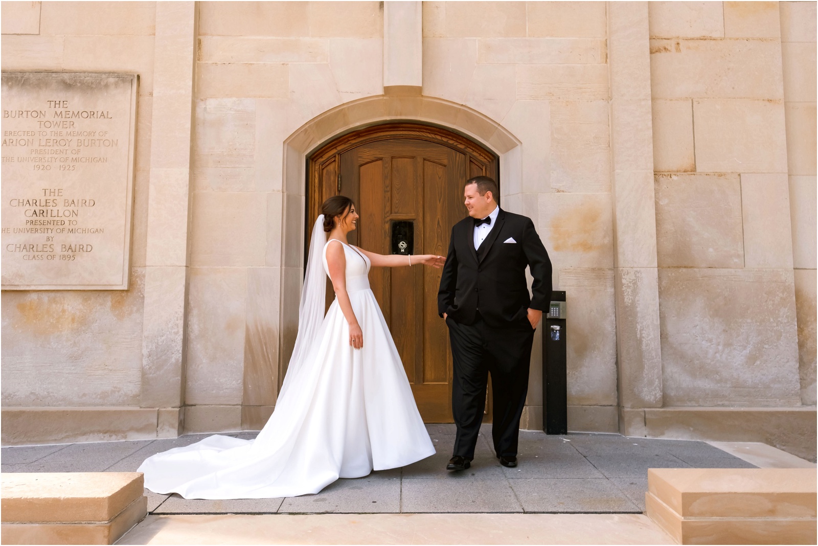 Erin Schmidt Photography | summer Michigan League wedding | Metro Detroit wedding photographer